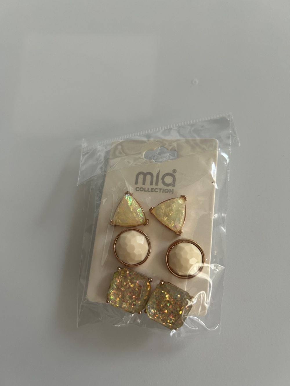 Mia Stud Earrings 3 pairs NWT